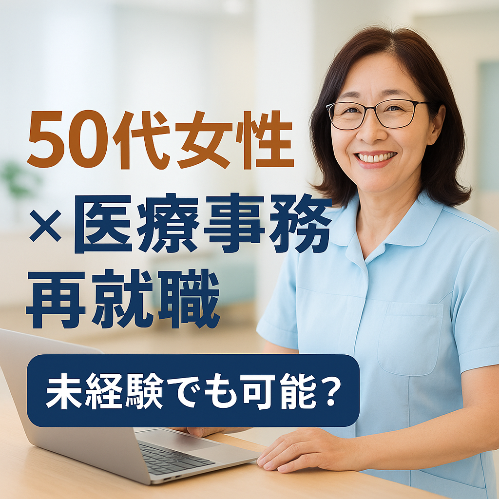 50代女性の医療事務再就職は未経験でも可能か採用担当が語る本音