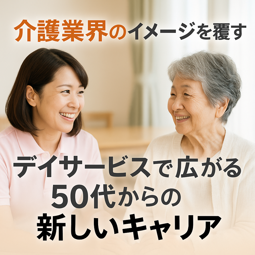 介護業界のイメージを覆す!デイサービスで広がる50代からの新しいキャリア